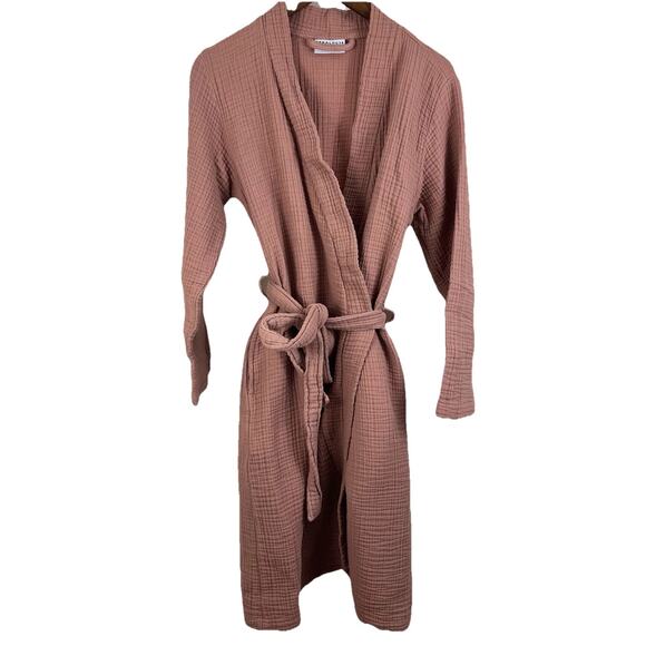 Parachute Other - Parachute Cloud Gauze Cotton Robe Unisex S Small Pink Cozy Comfort $129